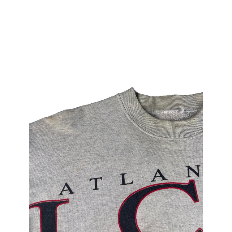 Mens Vintage Atlanta Falcons Logo Graphic Crewneck Sweatshirt Size M