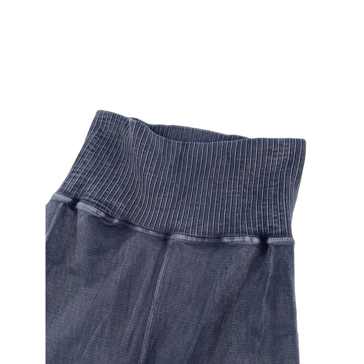 Womens FP Movement Free People High Waisted Leggings Seamless Ribbed Grey Size S