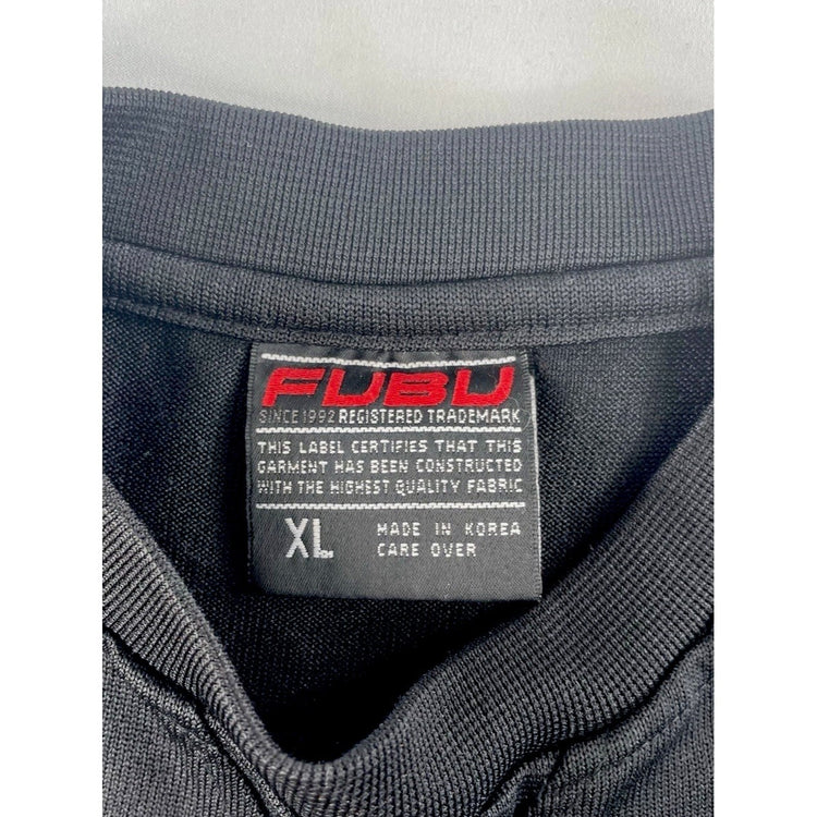 Mens Vintage FUBU Jersey Black Silver "05" Football Style Shirt 1992 Size Xl