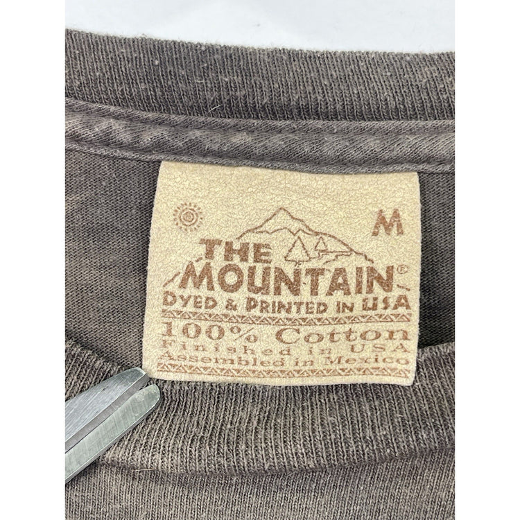 Vintage 2000’s The Mountain Deer Print Camo Long Sleeve T-shirt Size Medium