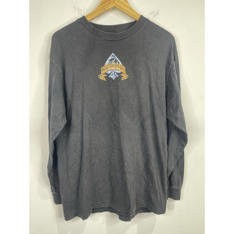 Vintage Men’s Black Orange County Choppers LongSleeve T Shirt Sz Large