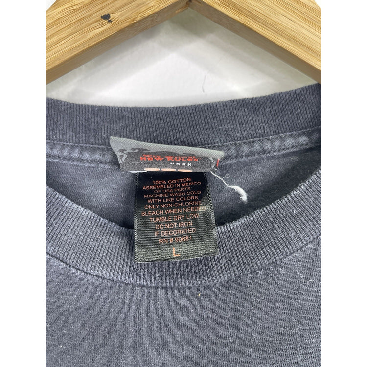 Vintage Men’s Black Orange County Choppers LongSleeve T Shirt Sz Large