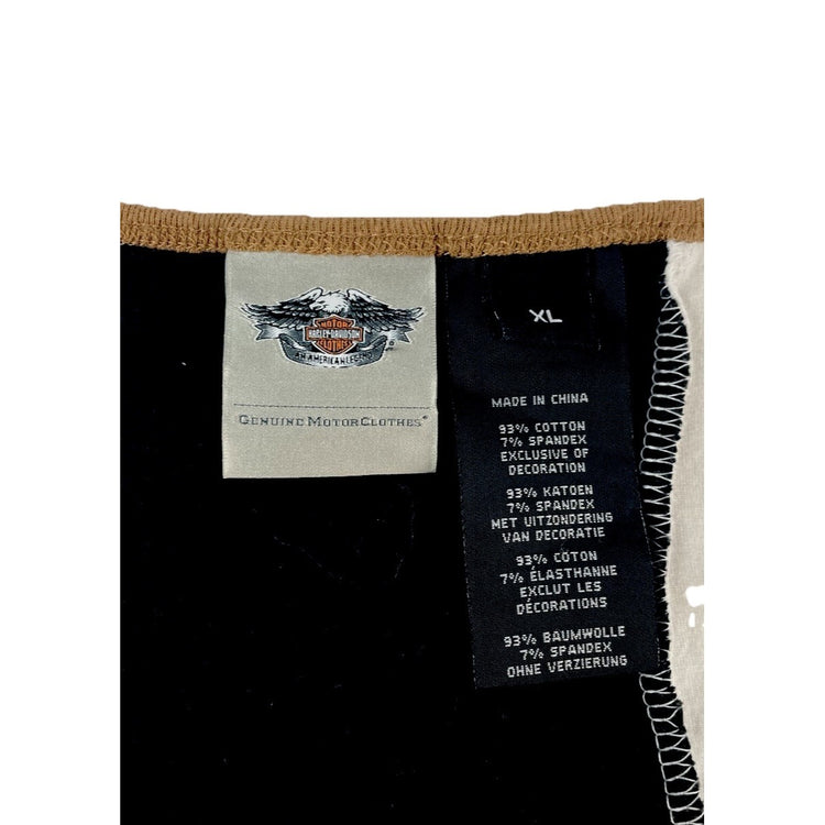 Womens Harley Davidson 110 Anniversary Black&White Tank Size XL