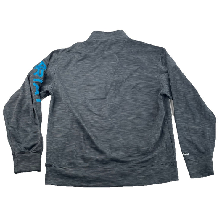 Mens Ariat TEK Cold Series Dark Gray 1/4 Zip Pullover Sweatshirt Size M