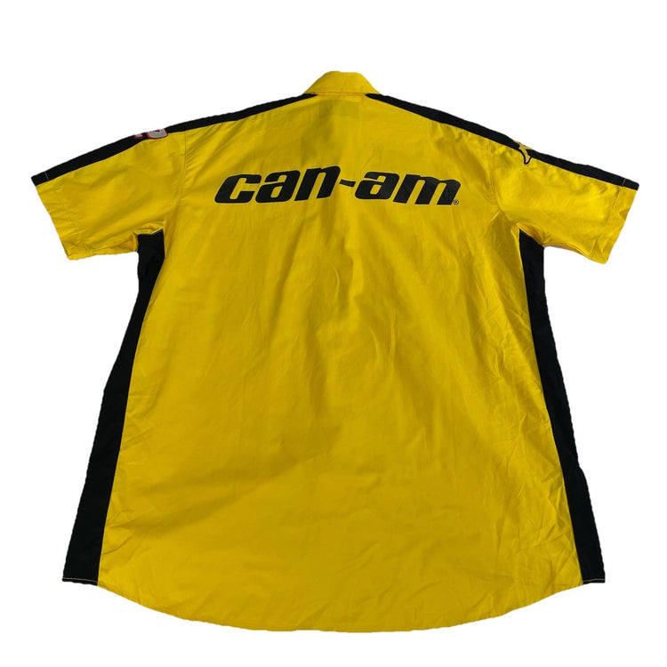 Mens Kappa Can-Am Go Gas Racing Team Snap-Down Shirt Size XL