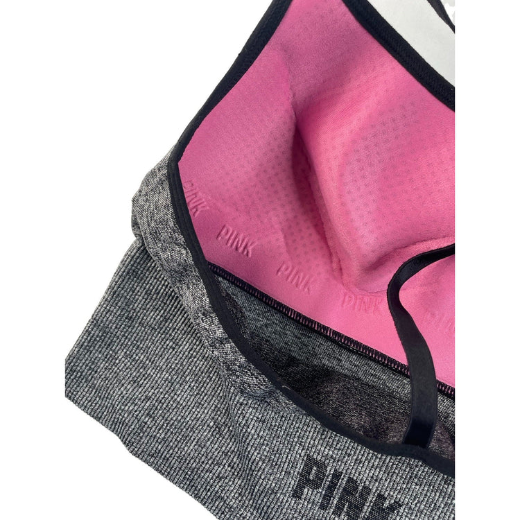 Women’s PINK Gray Sports Bra
