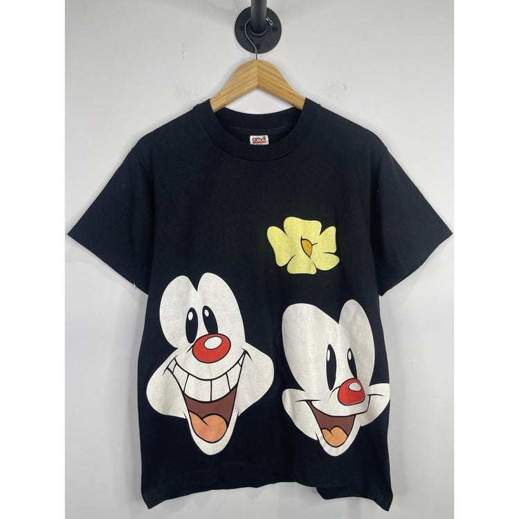Vintage 90's Animaniacs 1995 Single Stitch T-Shirt Medium AOP USA Tultex