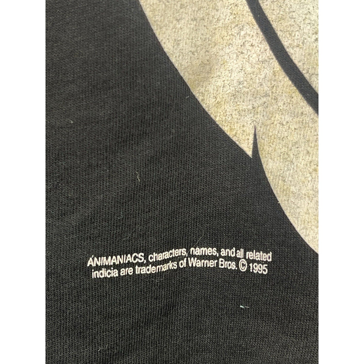 Vintage 90's Animaniacs 1995 Single Stitch T-Shirt Medium AOP USA Tultex