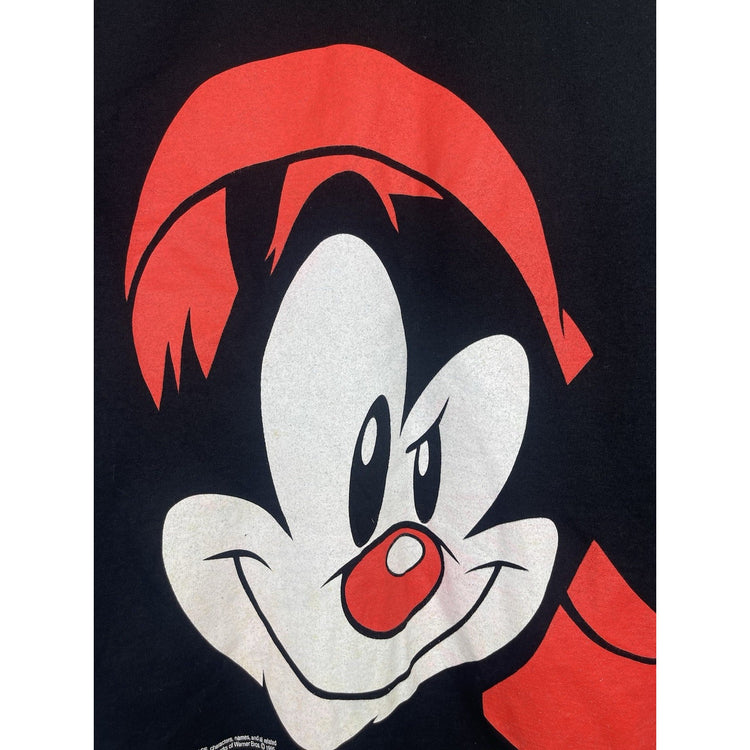 Vintage 90's Animaniacs 1995 Single Stitch T-Shirt Medium AOP USA Tultex