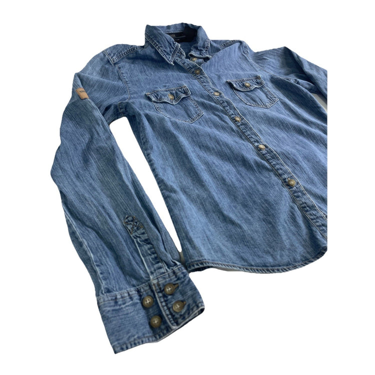 Womens Harley Davidson Button front Denim Shirt Size S