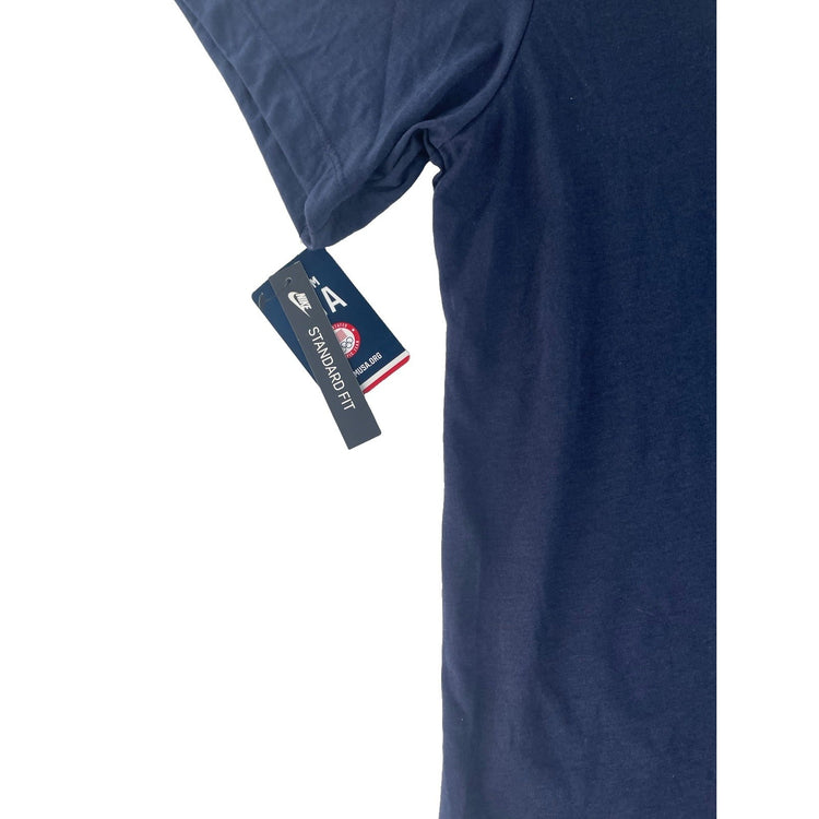 Mens Nike NWT Navy Blue Team USA Olympics Ringer Graphic T Shirt SIZE XL