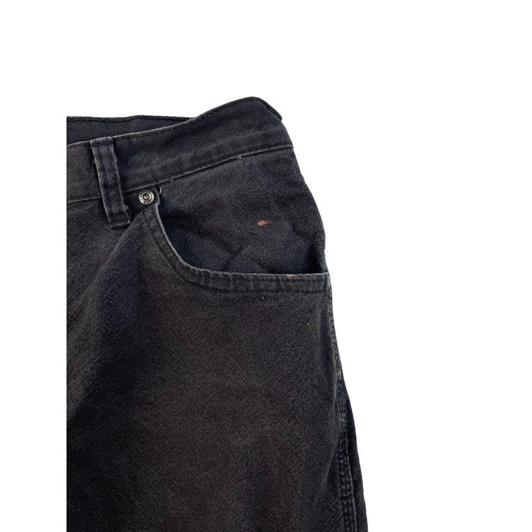 Men's Dickies Carpenter Pants Black Denim Jeans Size 32x32