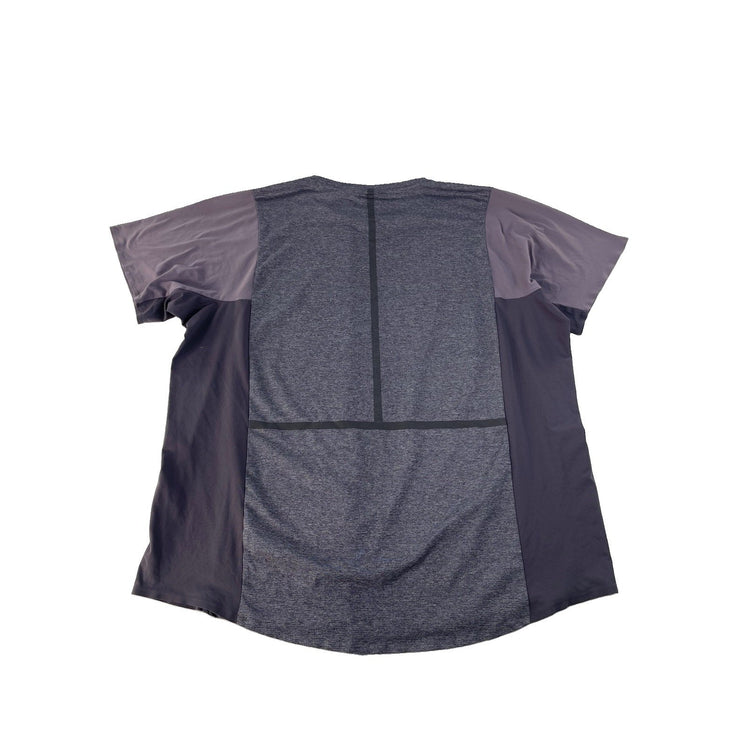 Mens Robert Geller Heathered Gray Performance Athletic Tee Size 2XL
