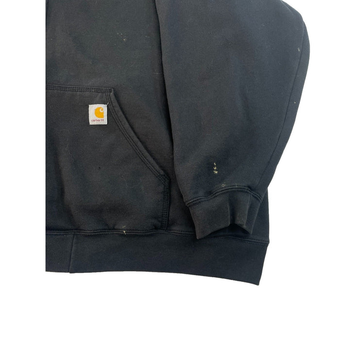Mens Carhartt Black Loose Fit Zip Up Jacket Size 4XL