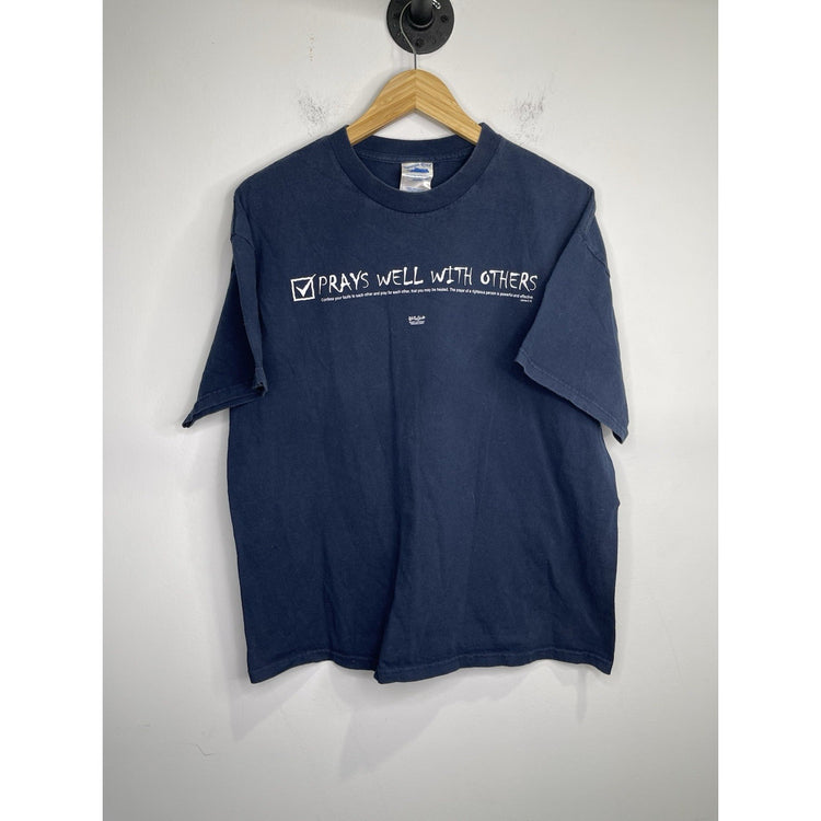 Men’s Vintage Kerusso Jesus ‘Prays Well With Others’ 2001 Sz XL