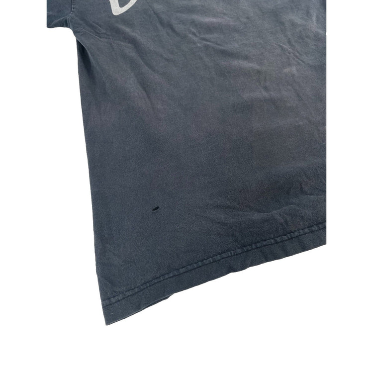 Mens Basic USMC Graphic Dark Gray Solid Tee Size M