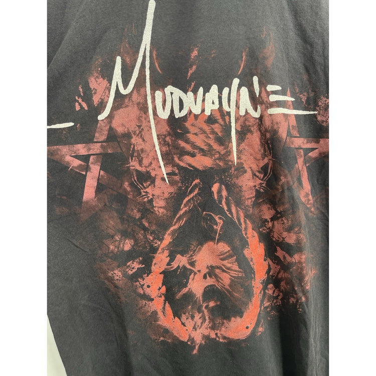 Vintage Mudvayne T Shirt size Medium Black Band Rock Graphic Hanes Sz M