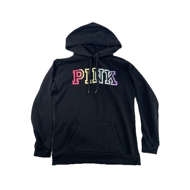 Women’s PINK Victoria Secret Black Hoodie Size XS