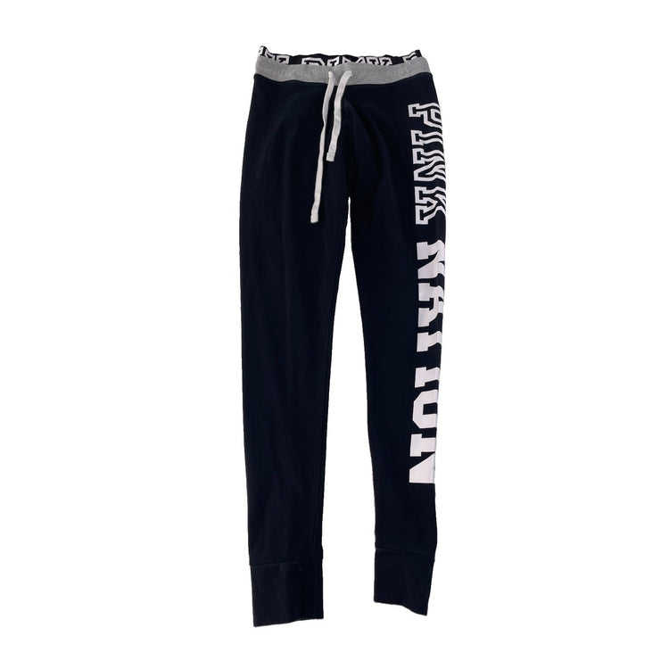 Women’s PINK Victorias Secret Black & Gray Leggings Size XS