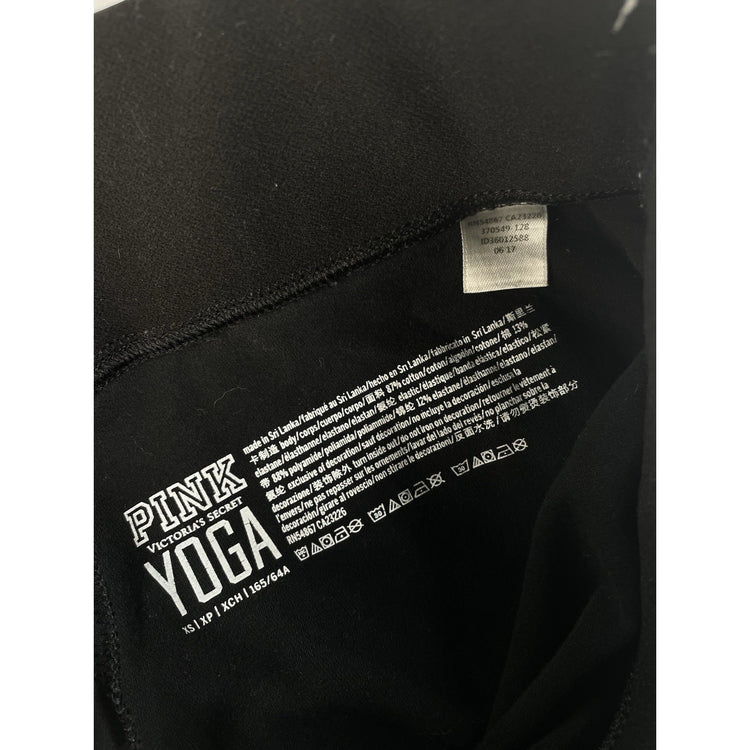 Women’s PINK Victorias Secret Black & Gray Leggings Size XS