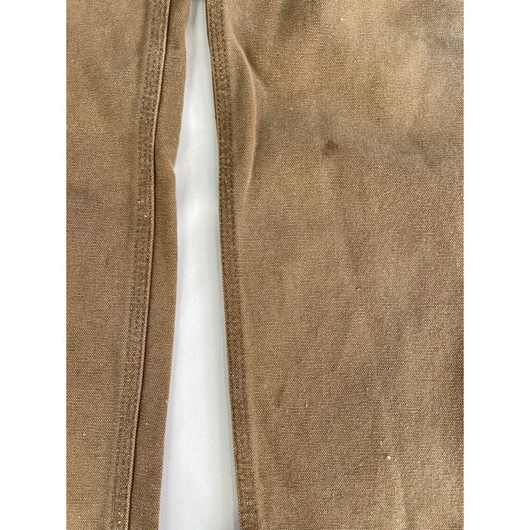Mens Carhartt B11 Loose Fit Utility Brown Work Pants Size 35x34