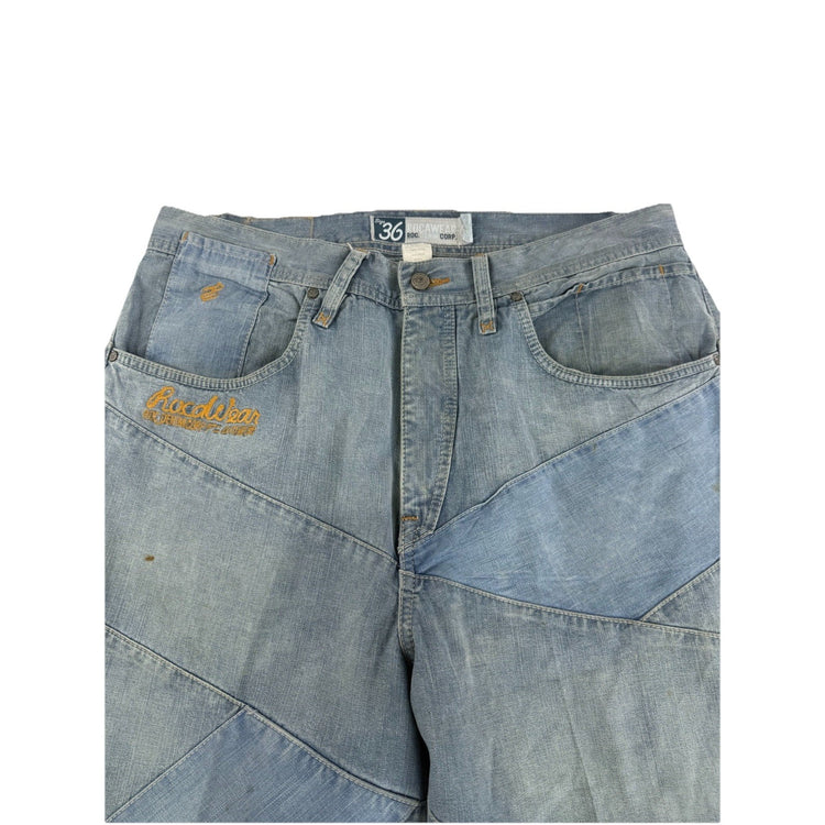 Mens RocaWear Y2k Baggy Jeans Size 36