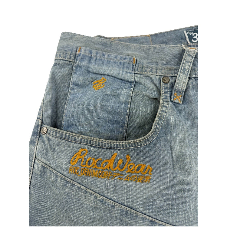 Mens RocaWear Y2k Baggy Jeans Size 36