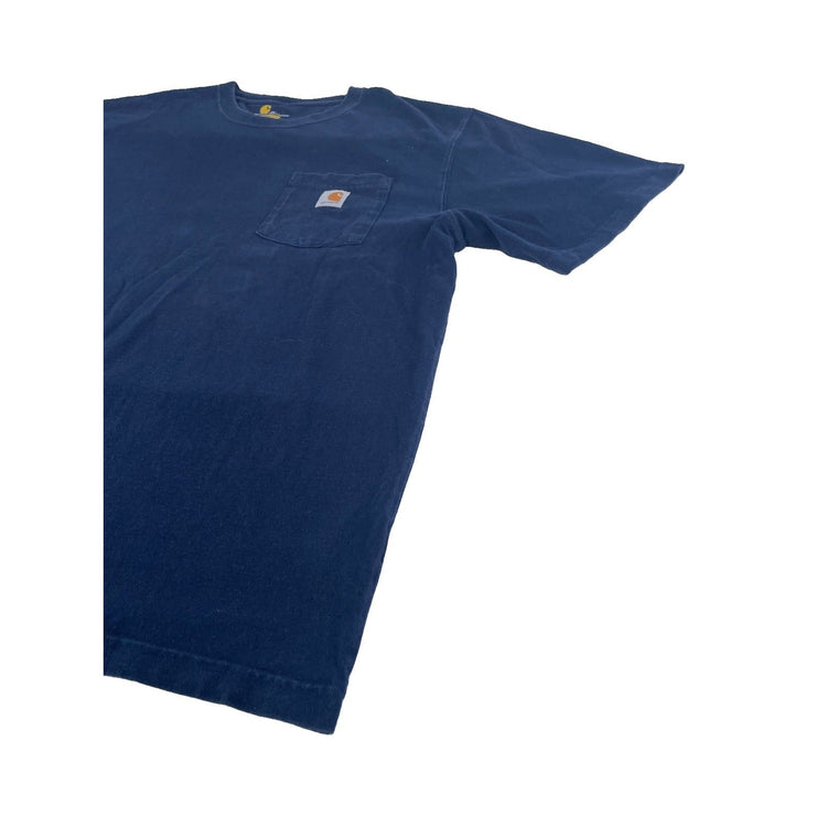 Mens Carhartt Dark Navy Blue Original Fit T Shirt Size XL