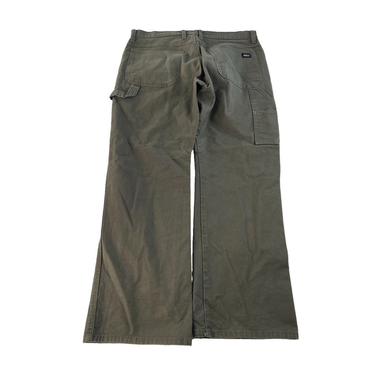 Men's Dickies Utility Carpenter Pants DarkGreen Size 34x30