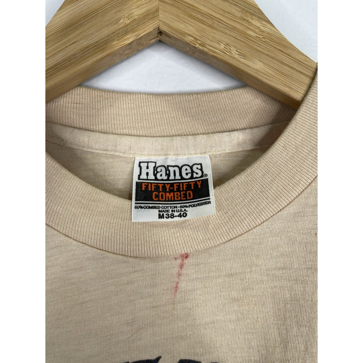 Vintage 1980 Men’s Seventh Annual Texas Renaissance Festival T-Shirt Hanes Tag Size Medium