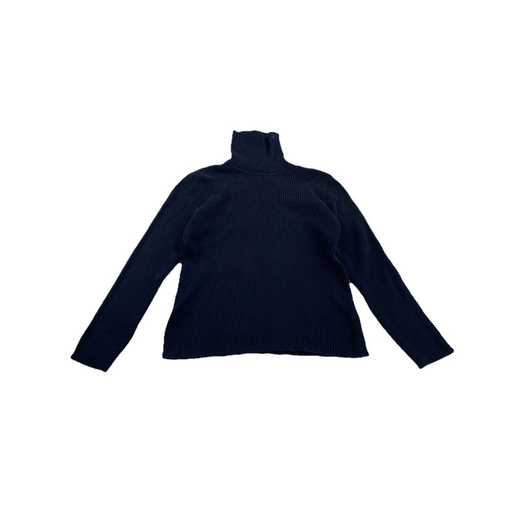 Womens Lauren Ralph Lauren Size Medium Dark Navy Blue Turtle Neck Sweater