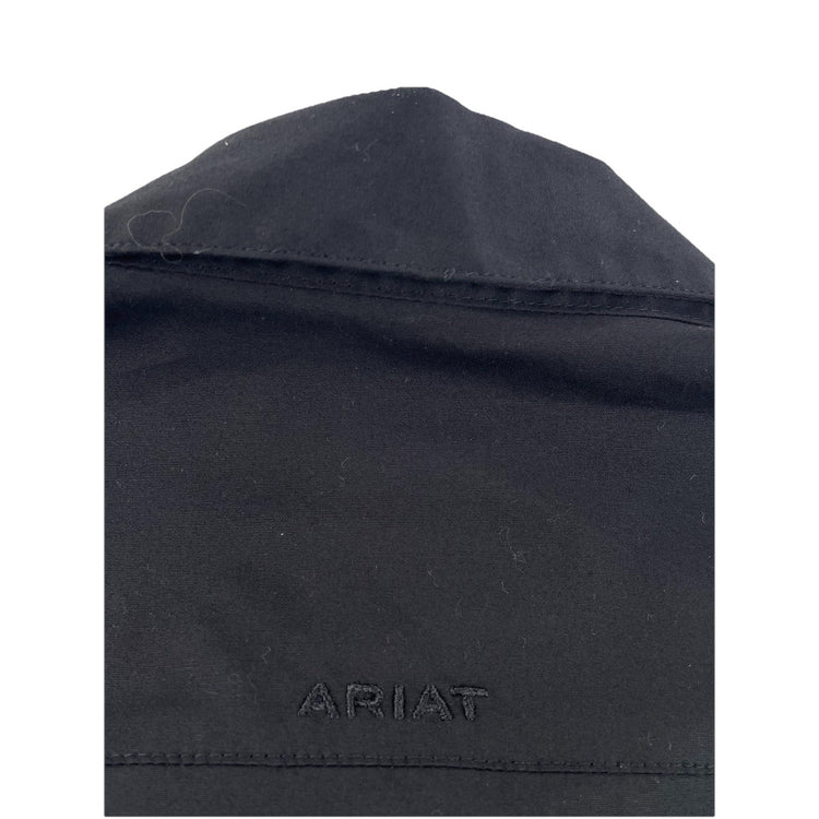 Womens Ariat REAL, Fitted Western Black ButtonUp Longsleeve Shirt, Size S