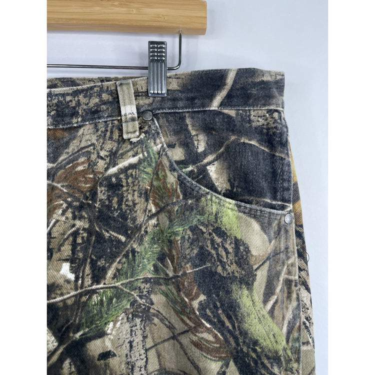 Men’s Wrangler Pro Gear Mens Camo Pants 40x32 Hunting RealTree Woodlands
