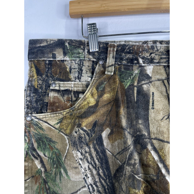 Men’s Wrangler Pro Gear Mens Camo Pants 40x32 Hunting RealTree Woodlands