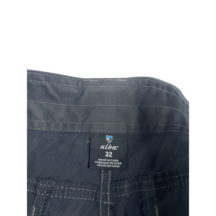 Mens KÜHL Black Renegade Cargo Shorts Size 32
