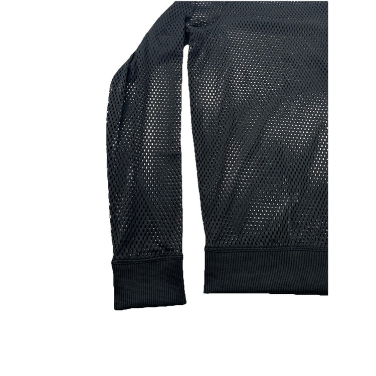 Womens Victoria Sport Black Mesh Bomber Jacket Size S