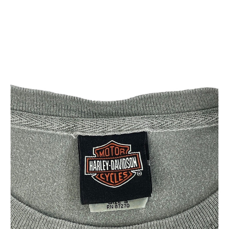 Mens Harley Davidson Motorcycle SwampGreen Graphic Tee Size S