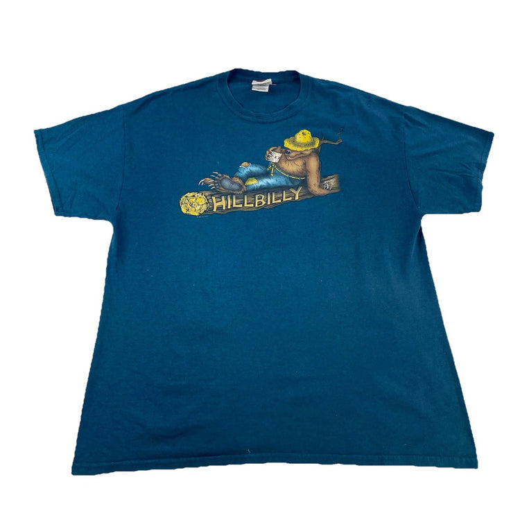 Mens 2016 Harley Davidson Blue Hillbilly Gatlinburg TN T Shirt Size XL