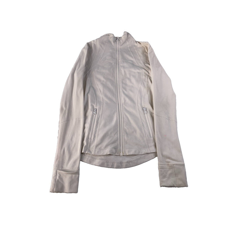 Women's Lululemon Define Full-Zip Athletic Jacket White 6