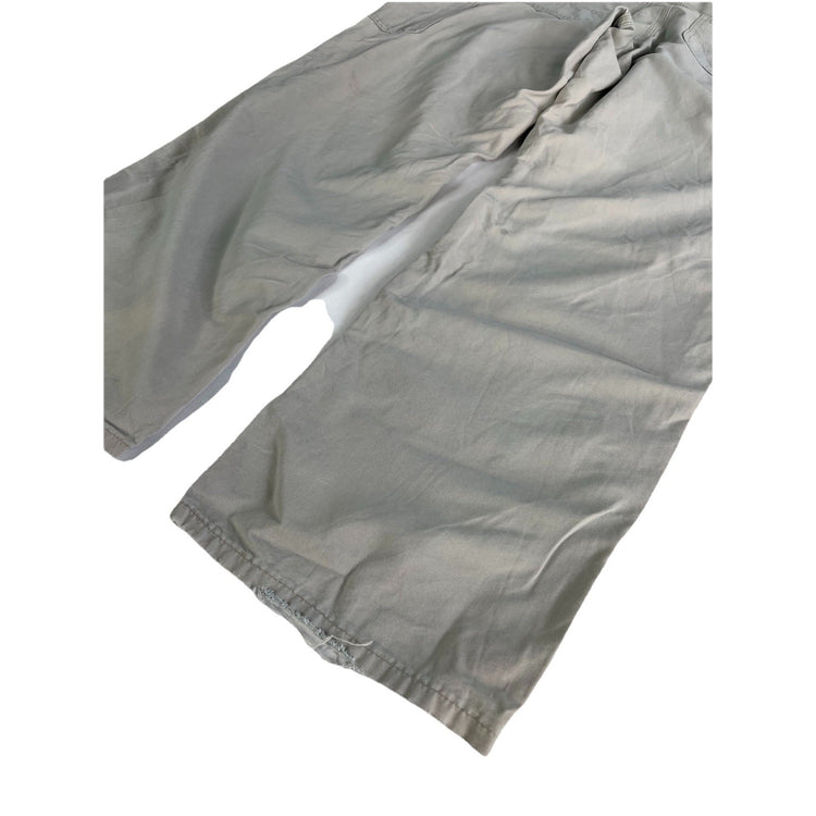 Mens Carhartt Whits-Grayish Relaxed Straight Cargo Pants Size 33x32