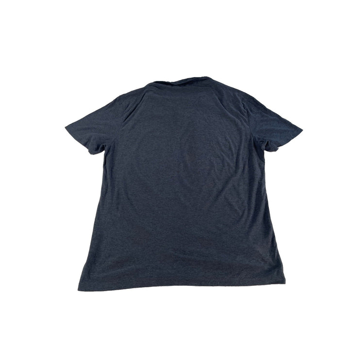 Men Vuori Charcoal Dark Grey Heathered Performance ShortSleeve Polo Shirt Size M