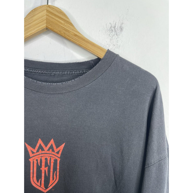 Adult VTG 90s West Coast Choppers CFL Long Sleeve Flamed Sleeves Sz XL