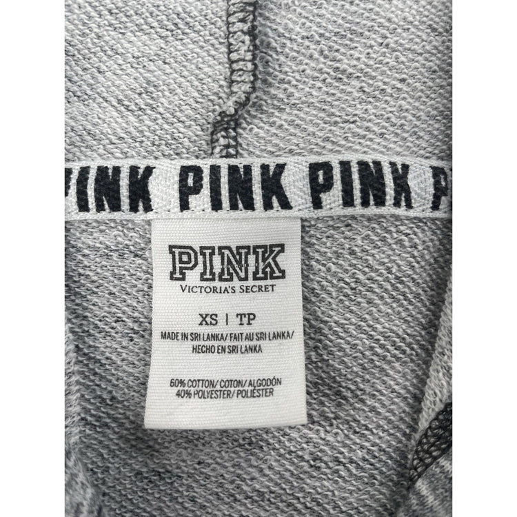 Womens Victoria’s Secret PINK Grey Zip Up Jacket Size XS