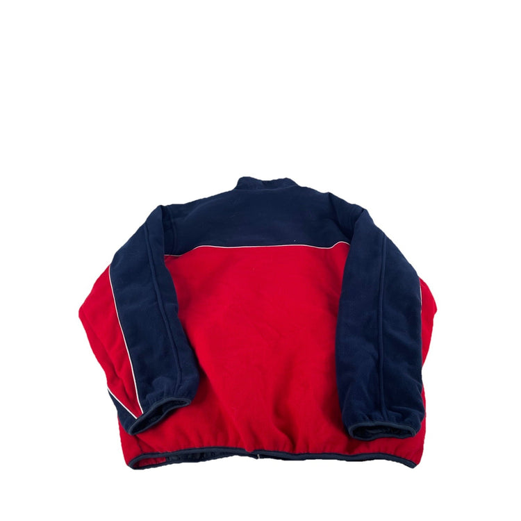 Men Vintage Houston Texans Reversible FullZipJacket Fleece Windbreaker Size 2XL