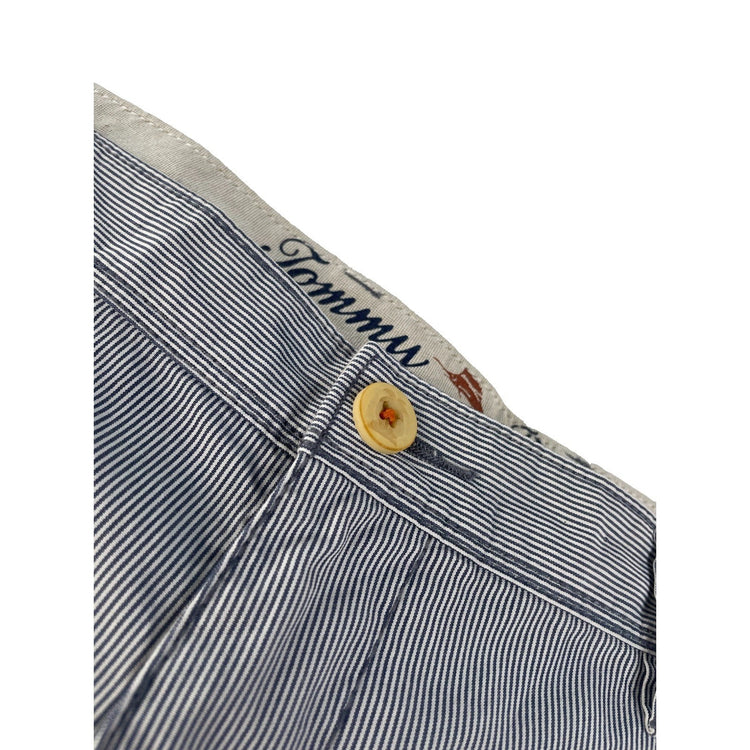 Mens Tommy Bahama Blue & White Striped Bermuda Shorts Size 40