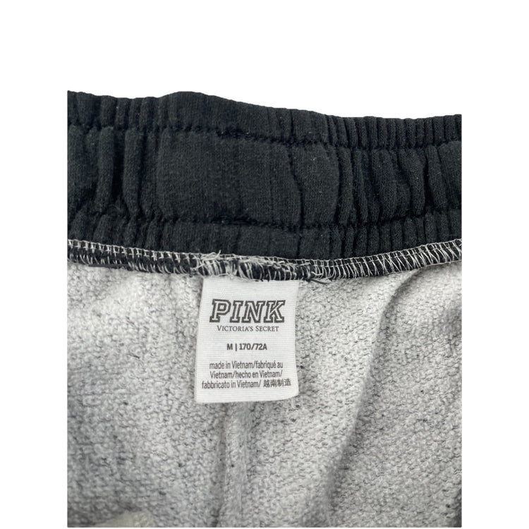 Women’s PINK Victoria Secret Gray&Black Baggy Sweatpants Size M