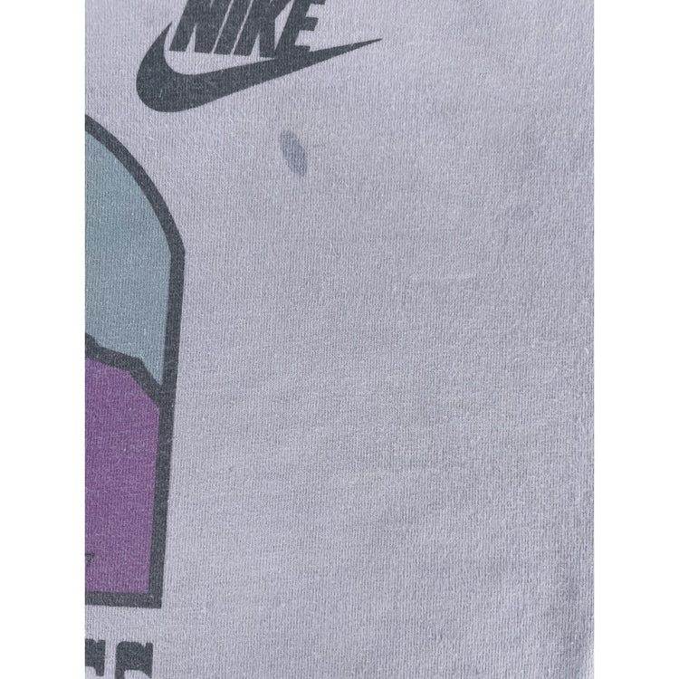 Mens Y2k Nike ‘Athletics West’ White T Shirt Size XL