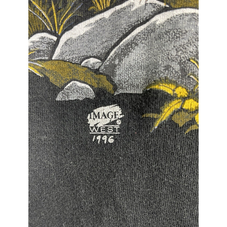 Men’s VTG 1996 Black Hills South Dakota Jackson Hole Graphic T Shirt Sz L