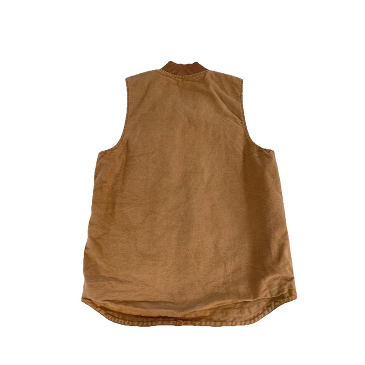 Womens Carhartt Loose Fit Washed Duck Insulated Vest Size Small