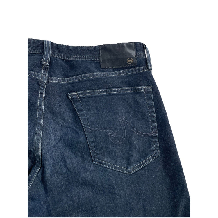 Mens Adriano Goldschmid jeans 33x32 Straight Dark Wash